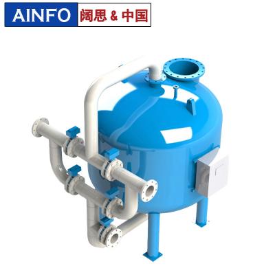 1．用于要求出水濁度≤5mg/L 能符合飲用水質(zhì)標(biāo)準(zhǔn)的工業(yè)用水、生活用水及市政給水 系統(tǒng)； 2．工業(yè)污水中的懸浮物、固體物的去除； 3．可用作離子交換法軟化、除鹽系統(tǒng)中的預(yù)處理設(shè)備，對水質(zhì)要求不高的工業(yè)給水的粗過濾設(shè)備； 以及用在游泳池循環(huán)處理系統(tǒng)、冷卻循環(huán)水凈化系統(tǒng)等。