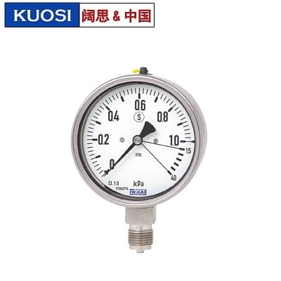 不銹鋼安全型壓力表.232.36/233.36系列 EN837-1高過壓保護(hù)壓力變送器