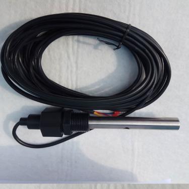 特點：316L不銹鋼，耐腐蝕、高溫、高壓型。  電極常數(shù)：10.0cm-1  性能：電極種類：兩電極式  電極材質(zhì)：316L不銹鋼  溫補元件：PT1000  機械連接：1/2