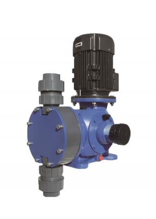 MM2是一款電機驅(qū)動計量泵，具有機械隔膜觸液端和機械復(fù)位裝置。  SEKO水處理加藥計量泵 大流量 2300L 賽高機械隔膜計量泵 MM2I179G31E40800