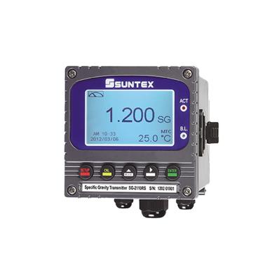 SUNTEX比重計(jì)SG-2110RS波美鹽度濃度微電腦比重變送器