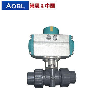 氣動(dòng)雙由令球閥，upvc由令球閥，耐腐蝕氣動(dòng)球閥-上海闊思電子有限公司官網(wǎng)